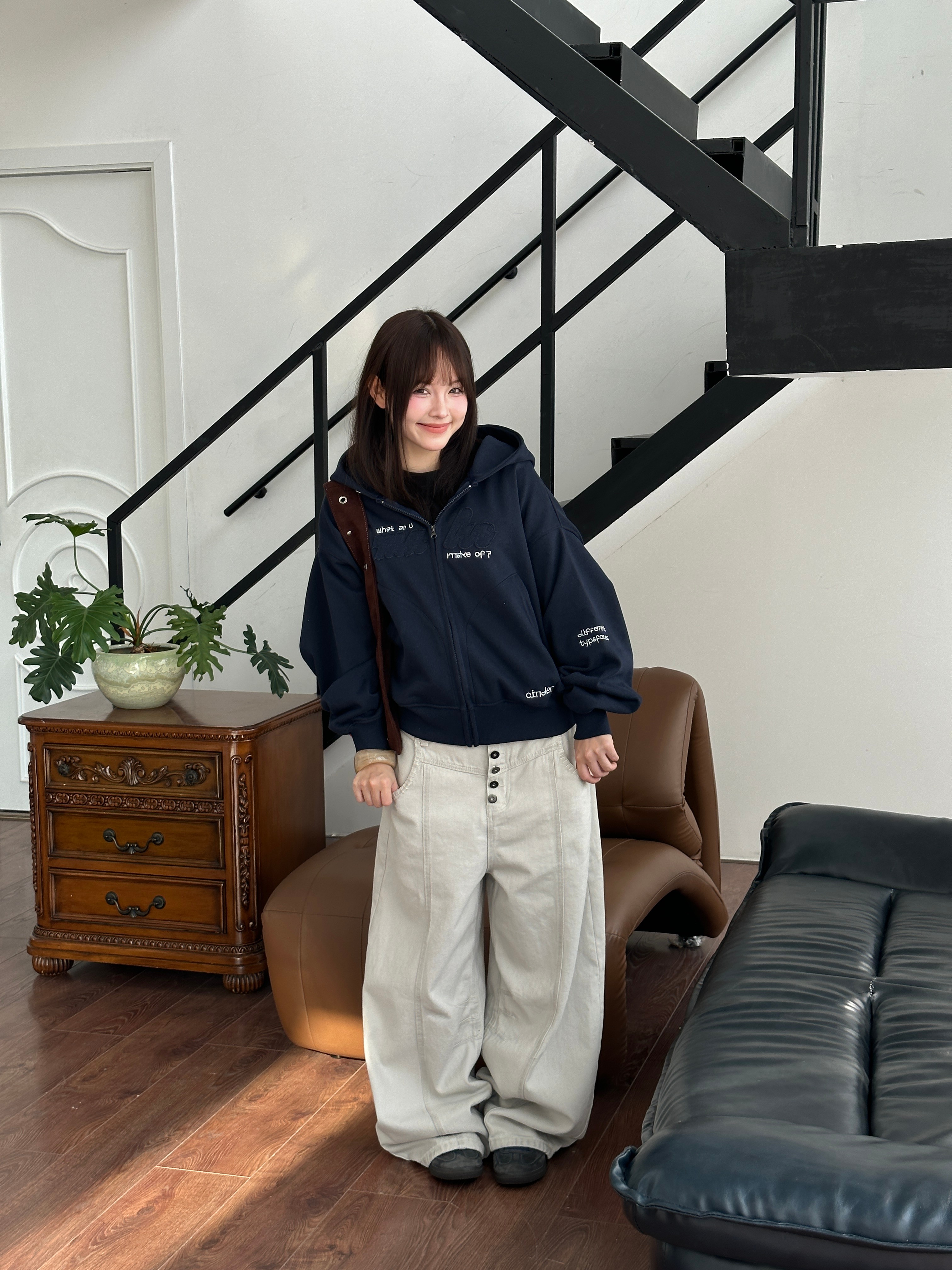 Within - Hoodie Zip Boxy